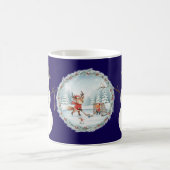 Ästhetischer Boho-Schneemann-Kaffeebecher Kaffeetasse (Mittel)