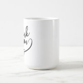 ästhetischer Danke-Mug  Kaffeetasse (Mittel)