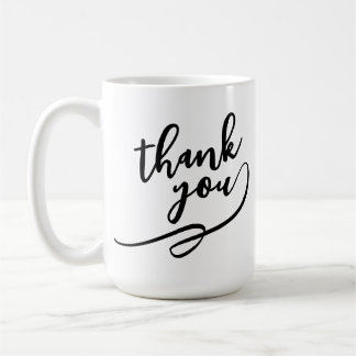 ästhetischer Danke-Mug Kaffeetasse