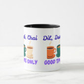 Ästhetischer Dil Dosti Chai Desi Freunde Kombi-Bec Tasse (Zentrum)
