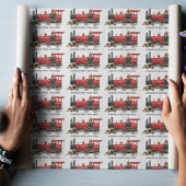 Ästhetischer Dirigent des Crazy Train Geschenkpapier