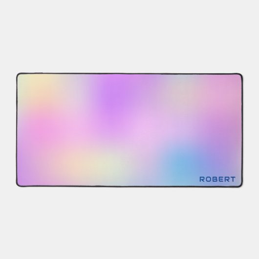 Ästhetischer farbiger Gradientenhintergrund Schreibtischunterlage (Vorderseite)