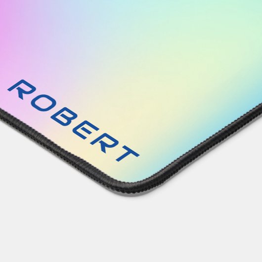 Ästhetischer farbiger Gradientenhintergrund Schreibtischunterlage (Ecke)