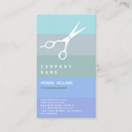 ÄSTHETISCHER Friseursalon FRISEUR SCHERE SCHAUFEL Visitenkarte