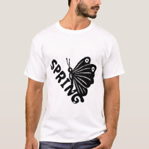 Ästhetischer Frühlingsschmetterling Minimalistisch