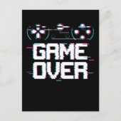 Ästhetischer Gaming Vaporwave Controller Gamer Postkarte (Vorderseite)