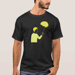 Ästhetischer Gehirnballon • Lustige Überdenkungs-K T-Shirt