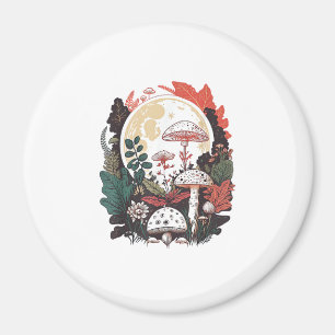 Ästhetischer Goblincore und Cottagecore Pilz Gent Magnet