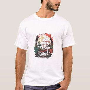 Ästhetischer Goblincore- und Cottagecore-Pilz-Herr T-Shirt