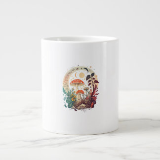 Ästhetischer Goblincore- und Cottagecore-Pilz-Meme Jumbo-Tasse