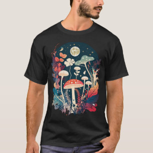 Ästhetischer Goblincore und dunkler Cottagecore-Pi T-Shirt