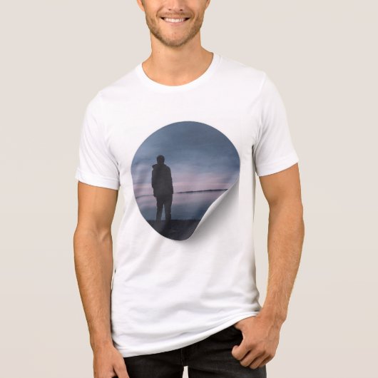 Ästhetischer grafischer T - Shirt - Minimale Kunst (Vorderseite)