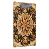 Ästhetischer Hintergrund der orange-beigen-braunen Klemmbrett (Rechts)