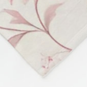 Ästhetischer Hintergrund des rosa Blumenmusters Fleecedecke (Ecke)