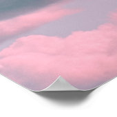 Ästhetischer Hintergrund mit schönem türkisfarbene Poster (Ecke)