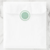 Ästhetischer inspirierender Aufkleber mit Zitat (Tasche)