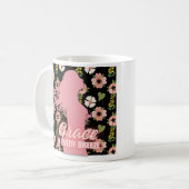 Ästhetischer Kaffeebecher Kaffeetasse (Vorderseite Links)