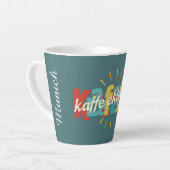 Ästhetischer Kaffeeklatsch Deutsche Traditionen Milchtasse (Linke Ecke)