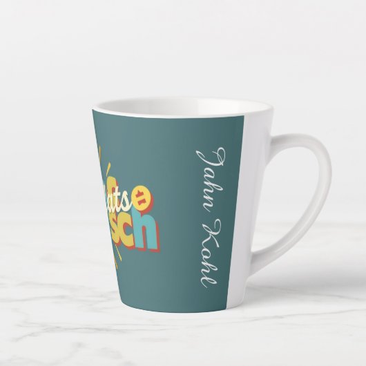 Ästhetischer Kaffeeklatsch Deutsche Traditionen Milchtasse (Rechts)