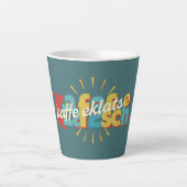 Ästhetischer Kaffeeklatsch Deutsche Traditionen Milchtasse (Vorderseite)