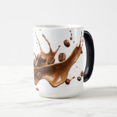 Ästhetischer Kaffeetrinker-Mug Verwandlungstasse (VorderseiteRechts)