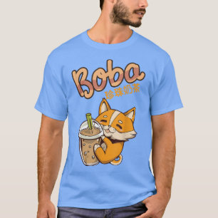 Ästhetischer Kawaii Corgi Bubble Tea Der Wel von B T-Shirt