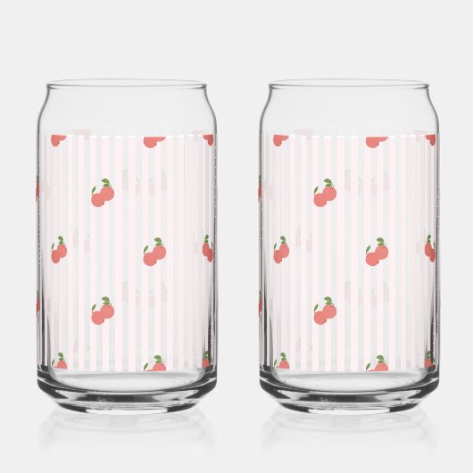 Ästhetischer Lehrer Apfel Tasse Dosenglas (Vorderseite)