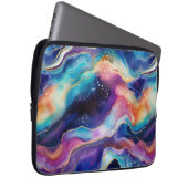 Ästhetischer, moderner, bunter Regenbogen-Ager Gli Laptopschutzhülle (Vorne Rechts)