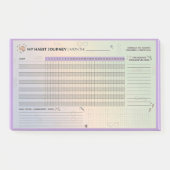 Ästhetischer neurodivergenter Gewohnheits-Tracker  Post-it Klebezettel (Vorderseite)