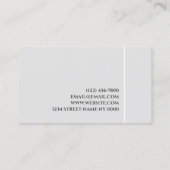 Ästhetischer Nurjektor Kosmetischer Chirurg Visitenkarte (Rückseite)