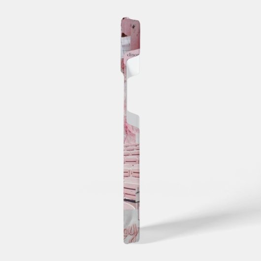 ÄSTHETISCHER PINKTELEFALL iPhone HÜLLE (Linke Seite)