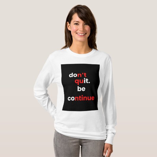 ÄSTHETISCHER QUOTEN-DESIGN-T - SHIRT (Vorne ganz)