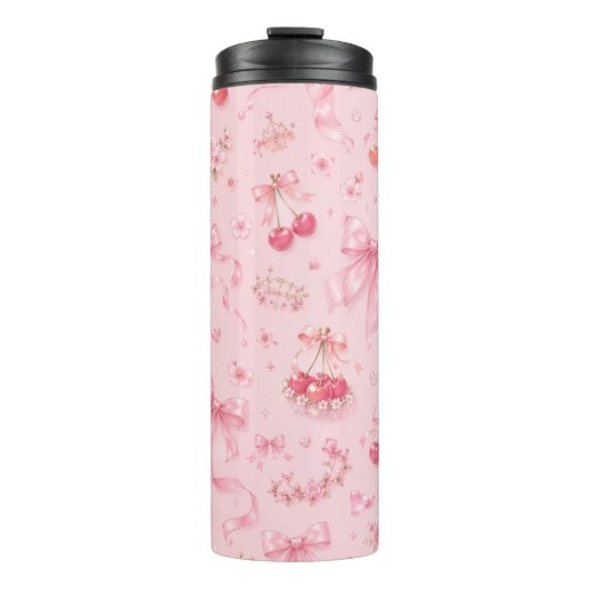 Ästhetischer Rosa Girly Becher (Vorderseite)