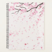 Ästhetischer Sakura-Rosa-Blumen-Personalplaner Planer (Vorderseite)