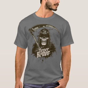 Ästhetischer Schädel Niemals besser in Grunge, got T-Shirt