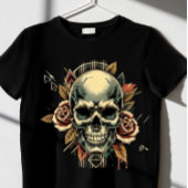 Ästhetischer Schädel T-Shirt