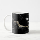Ästhetischer Schwarz-Gold-Kintsugi mit subtiler Hu Kaffeetasse (Links)