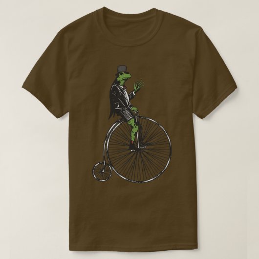Ästhetischer Steampunk-Frog T-Shirt (Design vorne)