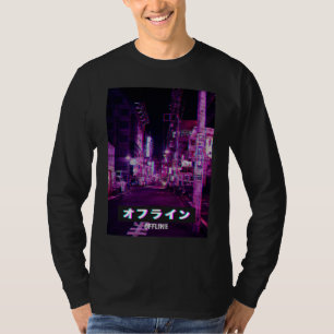Ästhetischer Stil Vaporwave Japan 80er Meme Trauri T-Shirt
