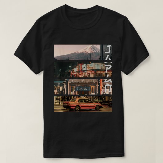 Ästhetischer Stil Vaporwave Japan Tokyo Osaka Stre T-Shirt (Design vorne)