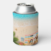Ästhetischer Strand Sommer Dosenkühler (Kanne Rückseite)