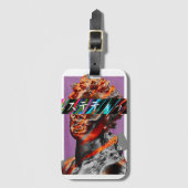Ästhetischer Vaporwave Japanischer Futurismus Gepäckanhänger (Vorderseite Vertikal)