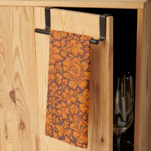 Ästhetischer Vintage-Blumenprint überall Geschirrtuch