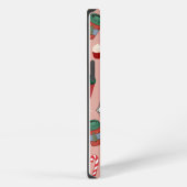 Ästhetischer Weihnachtsmisteltee-Kaffee iPhone Hülle (Rechte Seite)