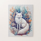 Ästhetischer White Fox Puzzle (Vertikal)
