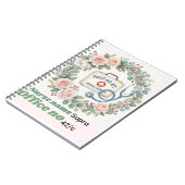 Ästhetischer Wildblumen- & Erste-Hilfe-Kit-Kunst Notizblock (Linke Seite)