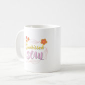 Ästhetischer Zitat-Becher Kaffeetasse (Vorderseite Links)