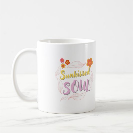 Ästhetischer Zitat-Becher Kaffeetasse (Links)