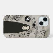 ästhetischer, zufälliger iPhone-Fall iPhone 15 Hülle (Rückseite (Horizontal))