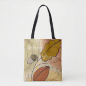 Ästhetisches abstraktes Design Herbst Tasche (Vorderseite)